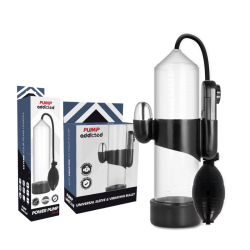 PUMP ADDICTED BOMBA ERECCIÓN RX3 TRANSPARENTE CON VIBRADOR 2