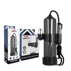 PUMP ADDICTED BOMBA ERECCIÓN RX5 NEGRO CON VIBRADOR 2