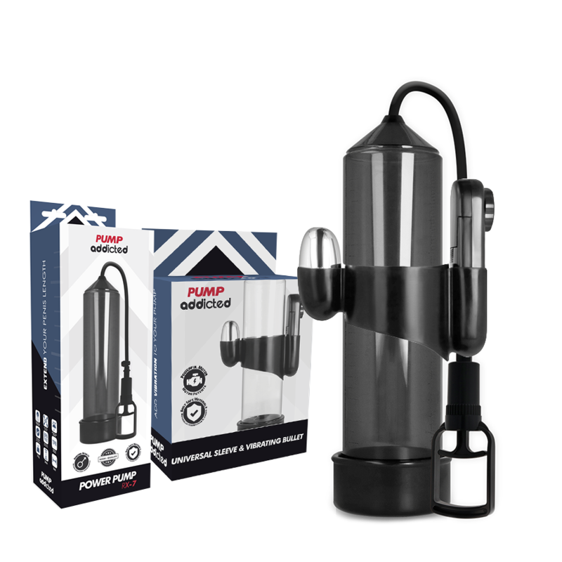 PUMP ADDICTED BOMBA ERECCIÓN RX7 NEGRO CON...