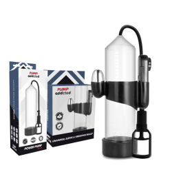PUMP ADDICTED BOMBA ERECCIÓN RX7 TRANSPARENTE CON VIBRADOR 2