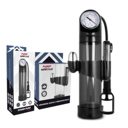 PUMP ADDICTED BOMBA ERECCIÓN RX9 NEGRO CON VIBRADOR 2
