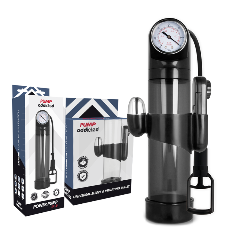 PUMP ADDICTED BOMBA ERECCIÓN RX9 NEGRO CON...