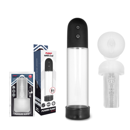 PUMP ADDICTED BOMBA ERECCIÓN RX11 AUTOMÁTICA CON MASTURBADOR