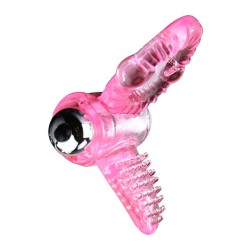 BAILE - SWEET ABS 10 RHYTHMS RING PINK VIBRATOR PENIS RING 2