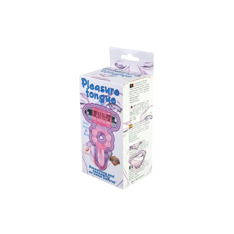 ANILLO SILICONA 10 RITMOS  LENGUA CON VIBRACION...
