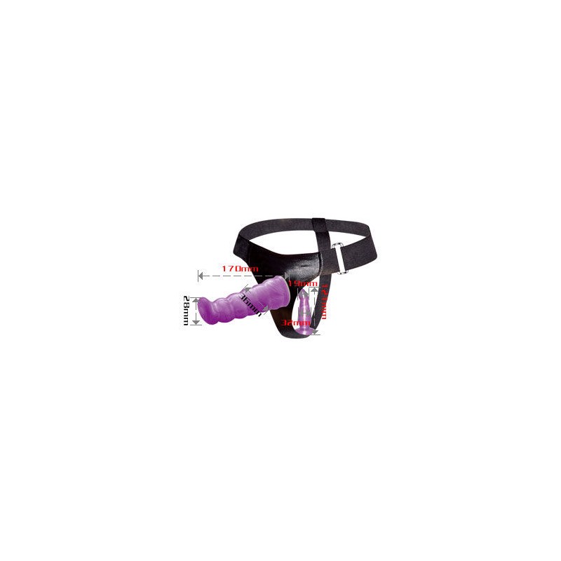 BAILE - LILAC FEMALE ANAL AND VAGINAL HARNESS...
