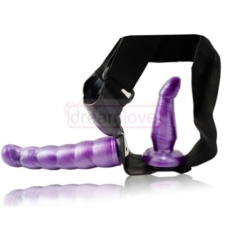 BAILE - LILAC FEMALE ANAL AND VAGINAL HARNESS GPOINT 17 CM