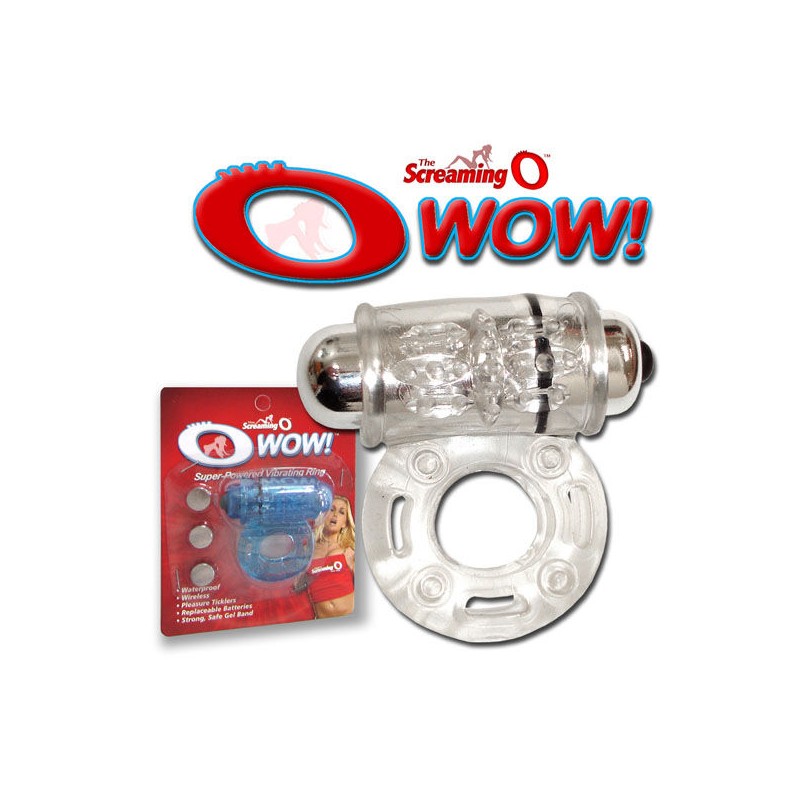 SCREAMING O - WOW RING TRANSPARENTE