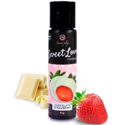 SECRETPLAY - GEL SWEET LOVE STRAWBERRY AND WHITE...
