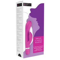 B SWISH - BWILD CLASSIC MARINE RABBIT VIBRATOR CERISE 2