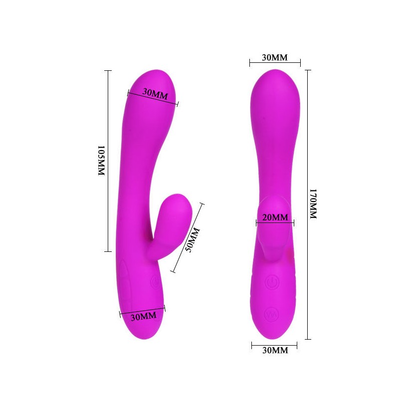 SMART PRETTY LOVE - VIBRADOR CON ESTIMULADOR...