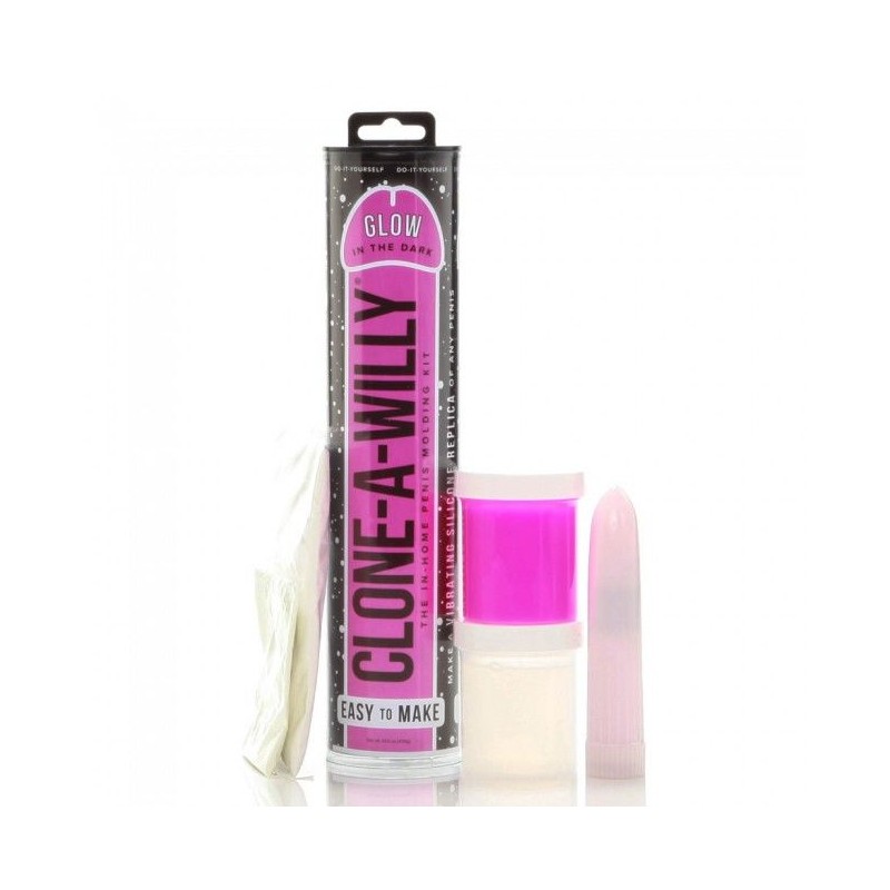 CLONE A WILLY - CLONADOR PENE ROSA LUMINISCENTE...
