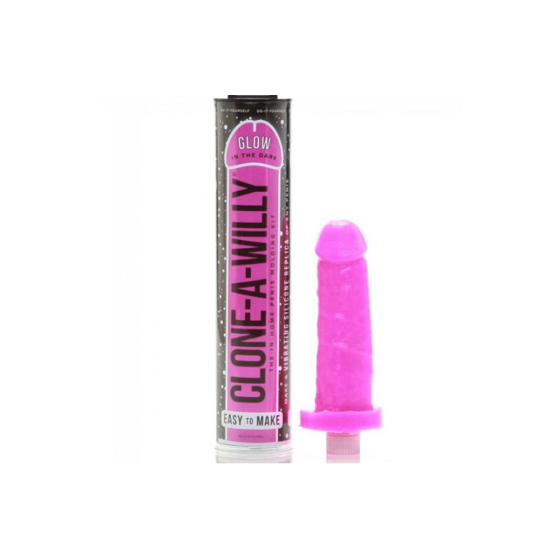 CLONE A WILLY - CLONADOR PENE ROSA LUMINISCENTE...