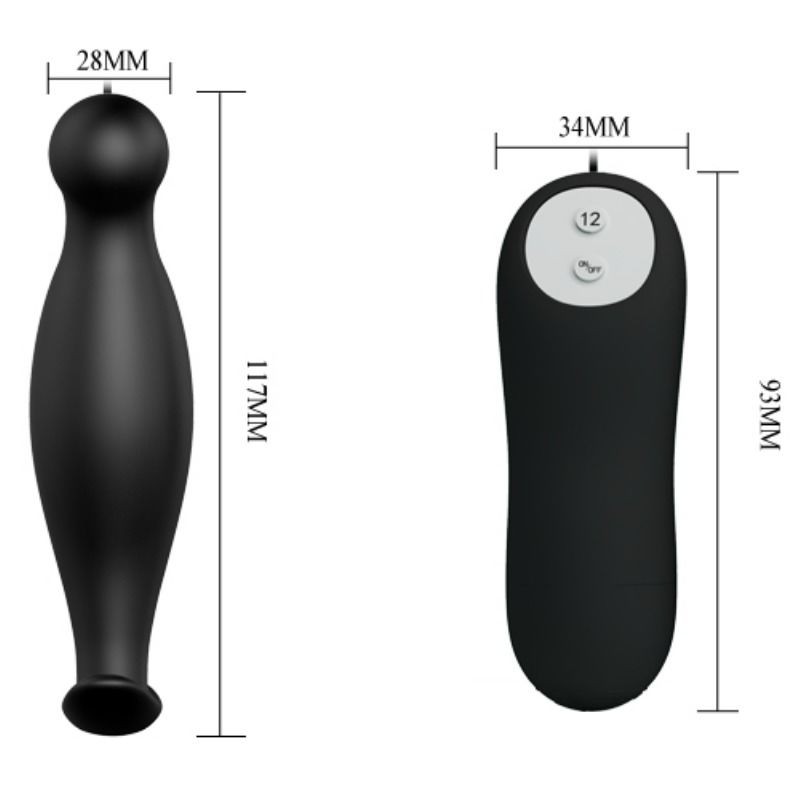 PRETTY LOVE PLUG ANAL SILICONA  12 MODOS...