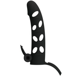 PRETTY LOVE - SILICONE COVER WITH VIBRATION 15.2 CM 2