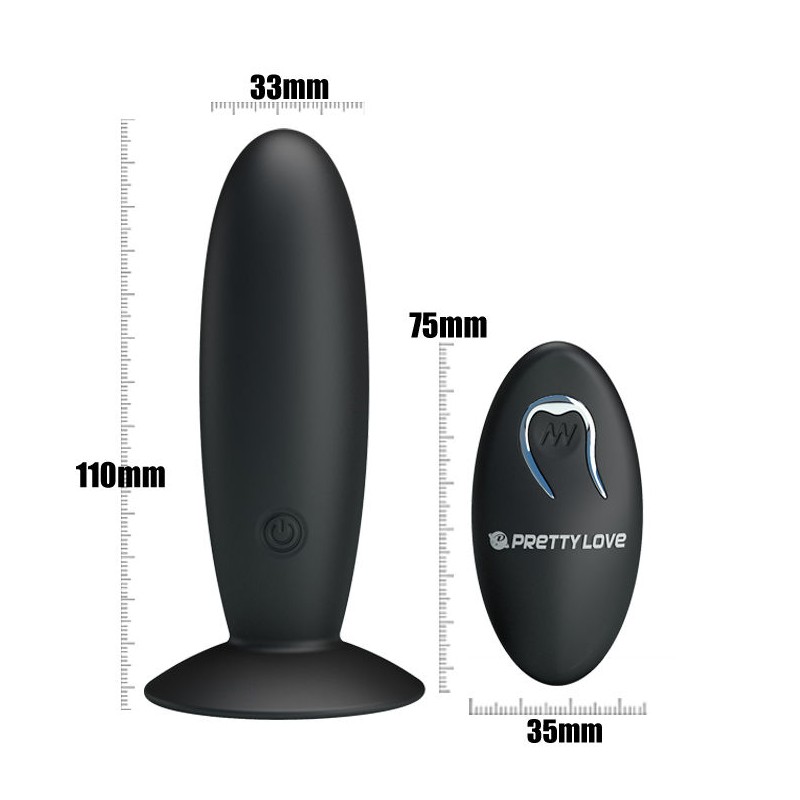 PRETTY LOVE - BOTTOM - PLUG ANAL RECARGABLE CON...