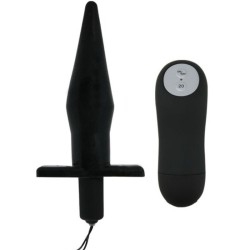 BAILE BUTT PLUG ANAL CON VIBRACION - NEGRO 2