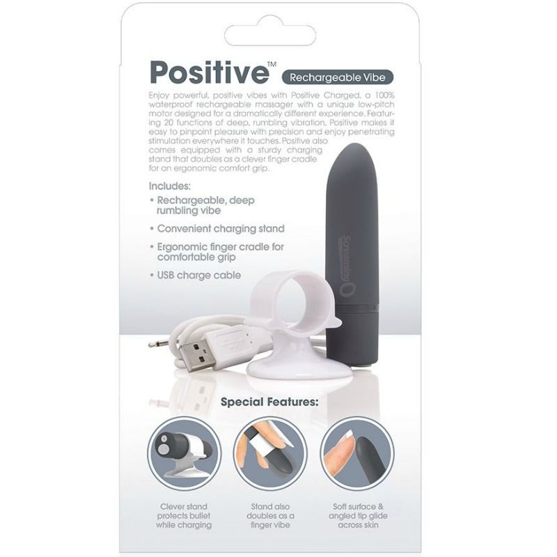 SCREAMING O MASAJEADOR RECARGABLE - POSITIVE -...