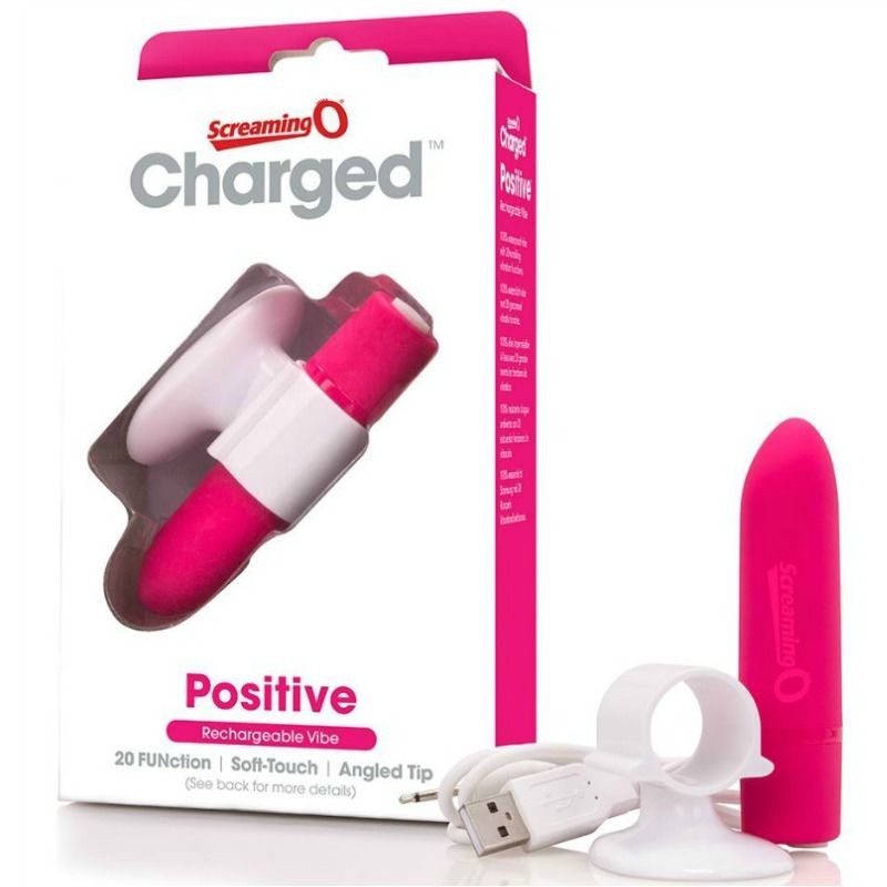SCREAMING O MASAJEADOR RECARGABLE - POSITIVE -...