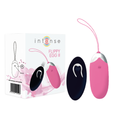INTENSE FLIPPY II HUEVO RECARGABLE REMOTO ROSA 2