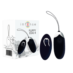 INTENSE FLIPPY II HUEVO RECARGABLE REMOTO NEGRO 2