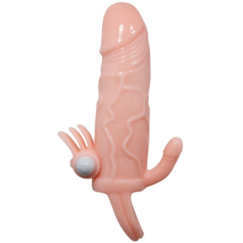 BRAVE MAN FUNDA PENE ANAL Y CLITORIS VIBRADOR...
