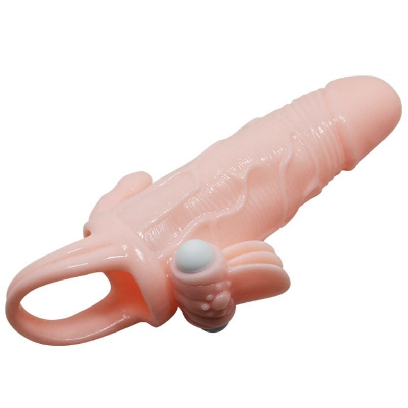 BRAVE MAN FUNDA PENE ANAL Y CLITORIS VIBRADOR...
