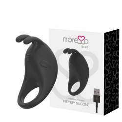 MORESSA BRAD PREMIUM SILICONE RECARGABLE NEGRO 2