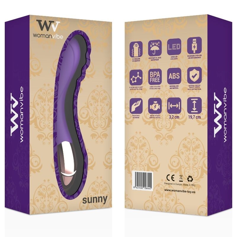 WOMANVIBE - SUNNY VIBRADOR RECARGABLE SILICONA