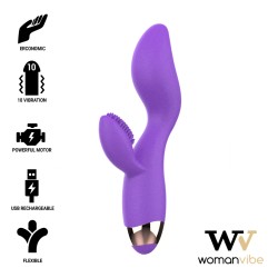 WOMANVIBE - DONNA VIBRADOR SILICONA RECARGABLE