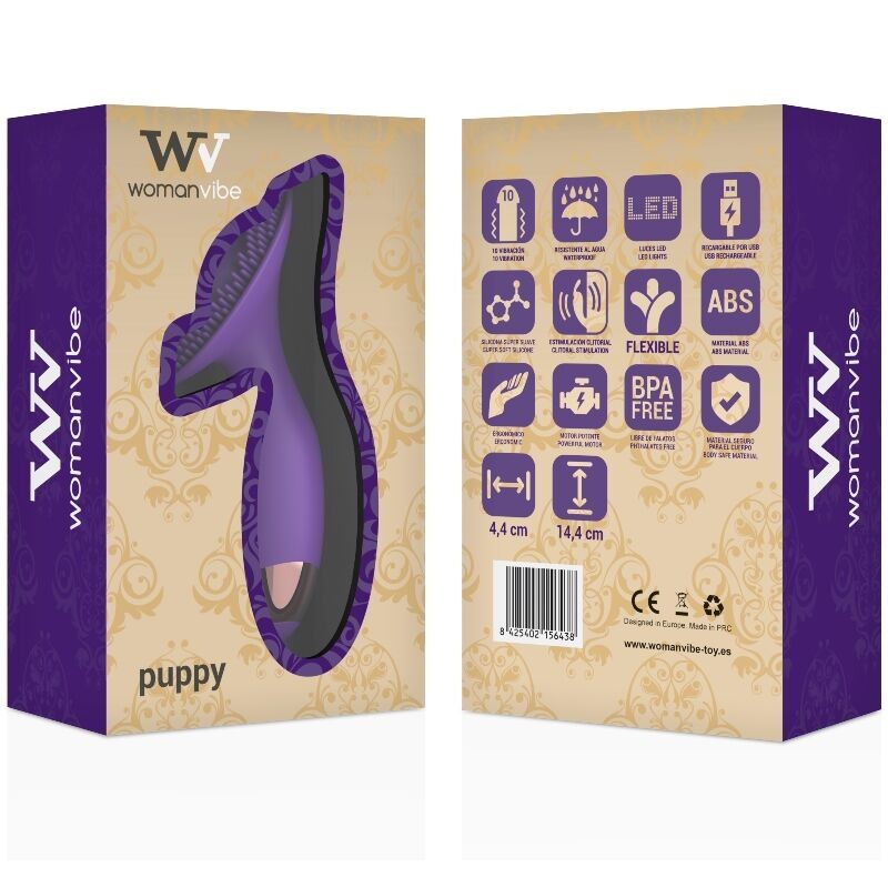 WOMANVIBE - PUPPY ESTIMULADOR RECARGABLE SILICONA