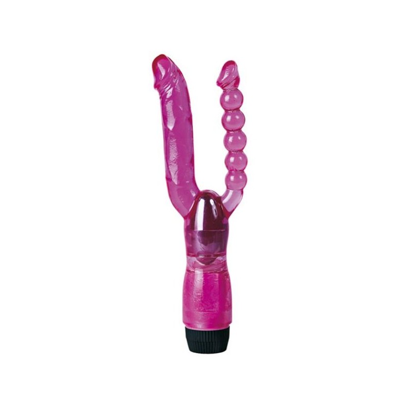 SEVENCREATIONS XCEL DOBLE VIBRADOR MORADO