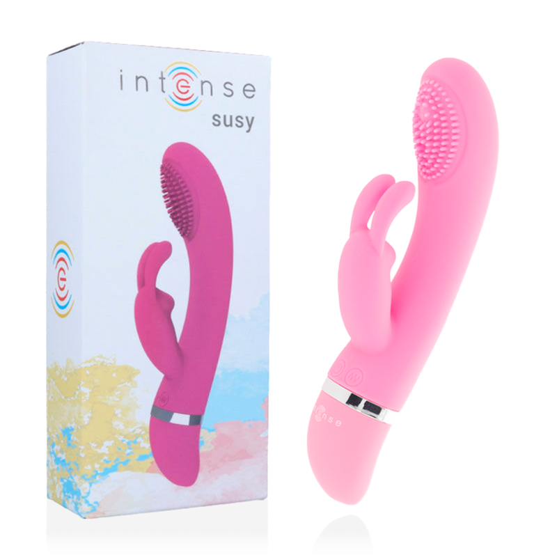 INTENSE SUSY VIBRADOR OSCILANTE SILICON RABBIT...
