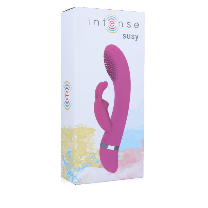 INTENSE SUSY VIBRADOR OSCILANTE SILICON RABBIT...