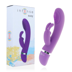 INTENSE - SUSY VIBRADOR OSCILANTE SILICONA RABBIT LILA 2