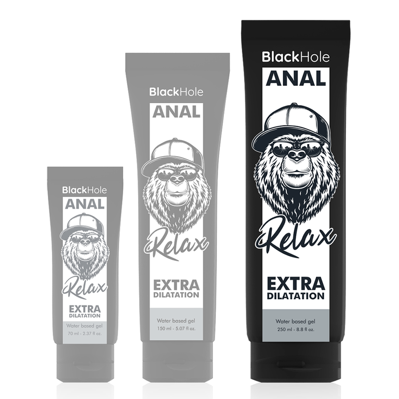 BLACK HOLE - WATER BASE GEL ANAL DILATION 250 ML