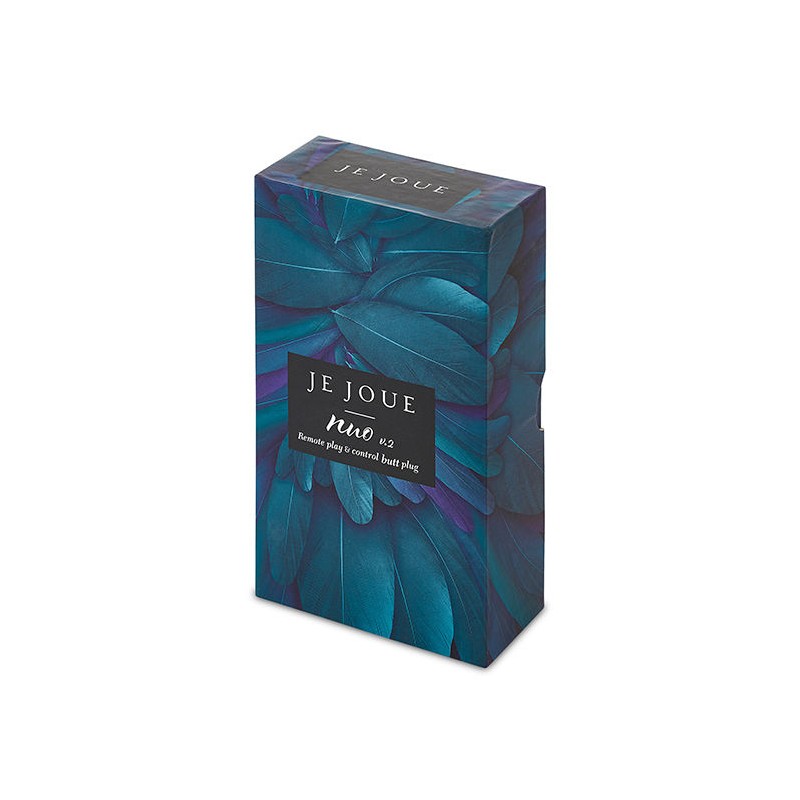 JE JOUE NUO V.2 PLUG ANAL VIBRADOR NEGRO