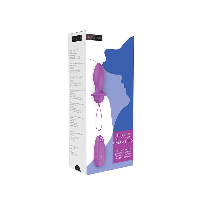 B SWISH - BFILLED CLASSIC VIBRATING PLUG ORCHID