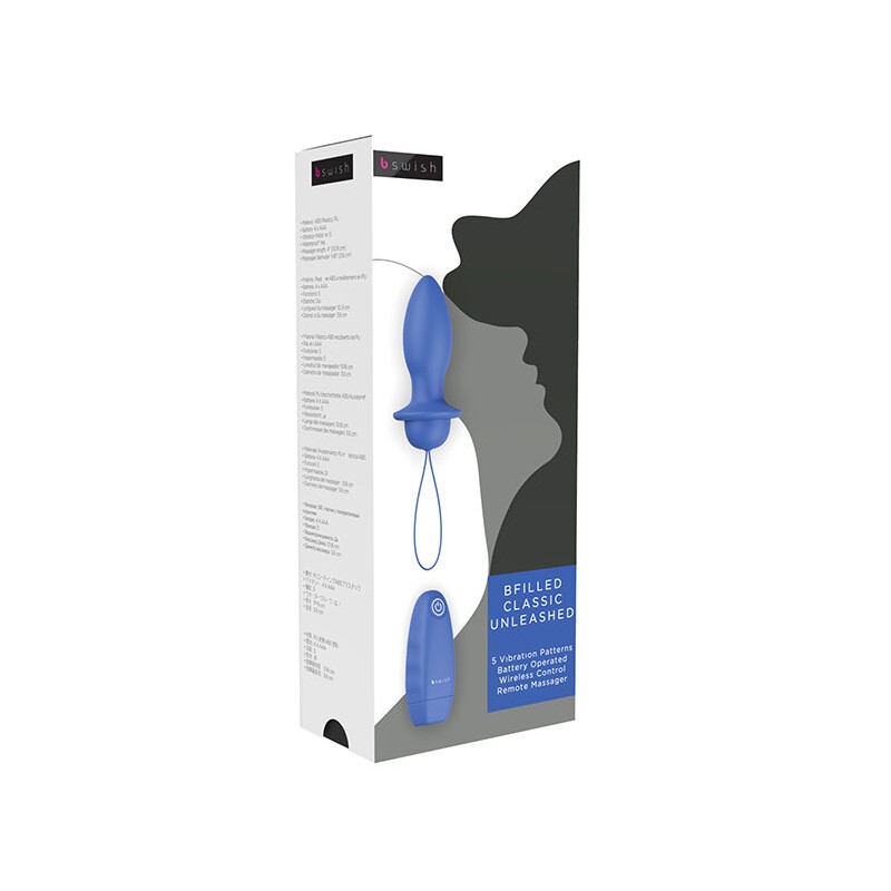 B SWISH - BFILLED CLASSIC VIBRATING PLUG DENIM
