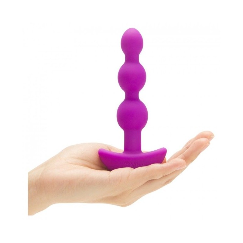B-VIBE - TRIPLET ANAL CONTROL REMOTO BEADS ROSA