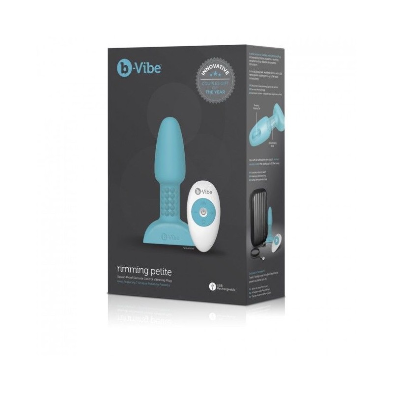 B-VIBE RIMMING CONTROL REMOTO ANAL PLUG  PETITE...