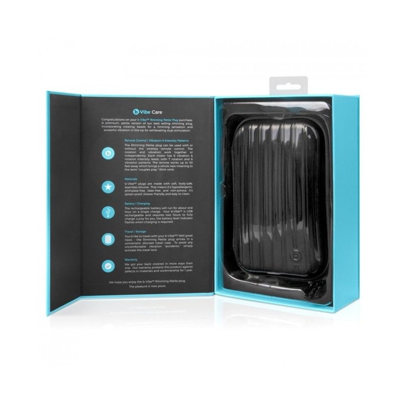 B-VIBE RIMMING CONTROL REMOTO ANAL PLUG  PETITE...