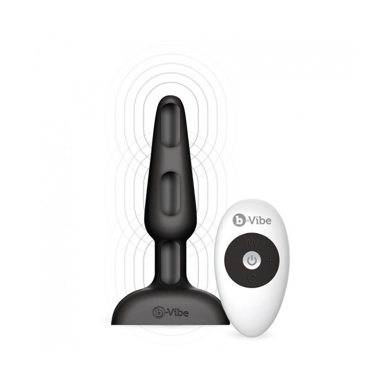B-VIBE TRIO CONTROL REMOTO PLUG ANAL NEGRO