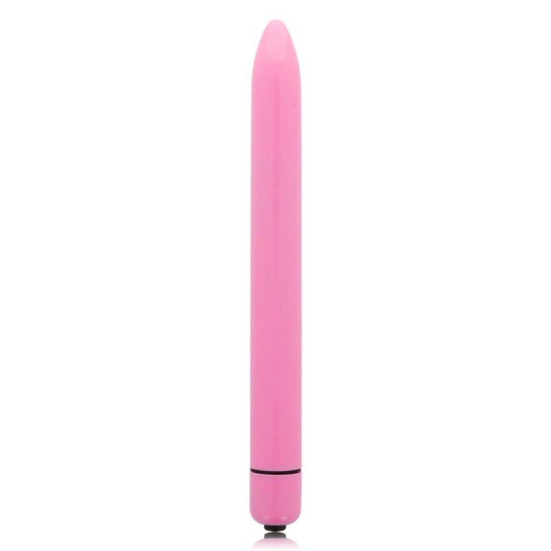 GLOSSY SLIM VIBRADOR ROSA INTENSO