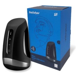 SATISFYER - MEN MASTURBADOR VIBRACIÓN CON CALOR 2