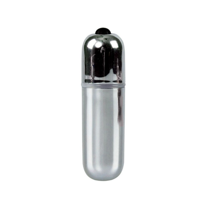 GLOSSY PREMIUM VIBE BALA VIBRADORA 10V SILVER