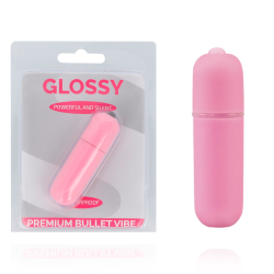 GLOSSY PREMIUM VIBE BALA VIBRADORA 10V ROSA 2