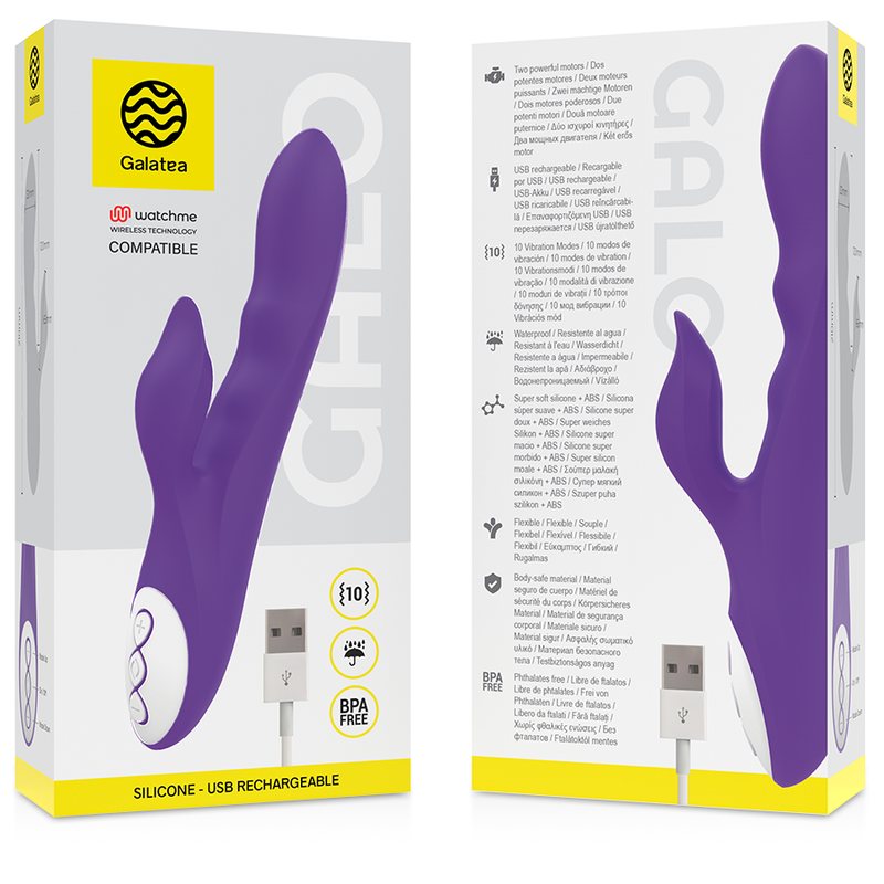 GALATEA GALO VIBRADOR LILA COMPATIBLE CON...