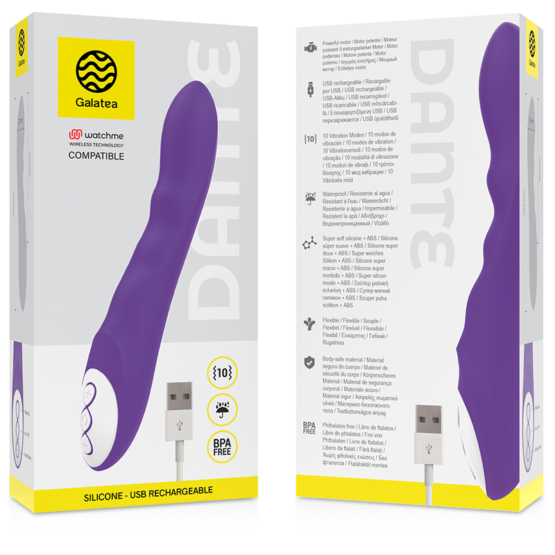 GALATEA DANTE VIBRADOR LILA COMPATIBLE CON...