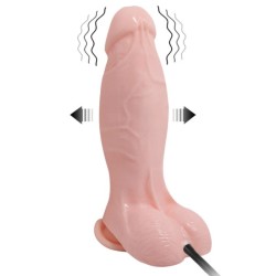 DILDO REALISTICO VIBRADOR E INFLABLE 18.8 CM 2